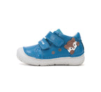 D.D.Step pantofi baieti piele 20-25 Turquoise cu raton