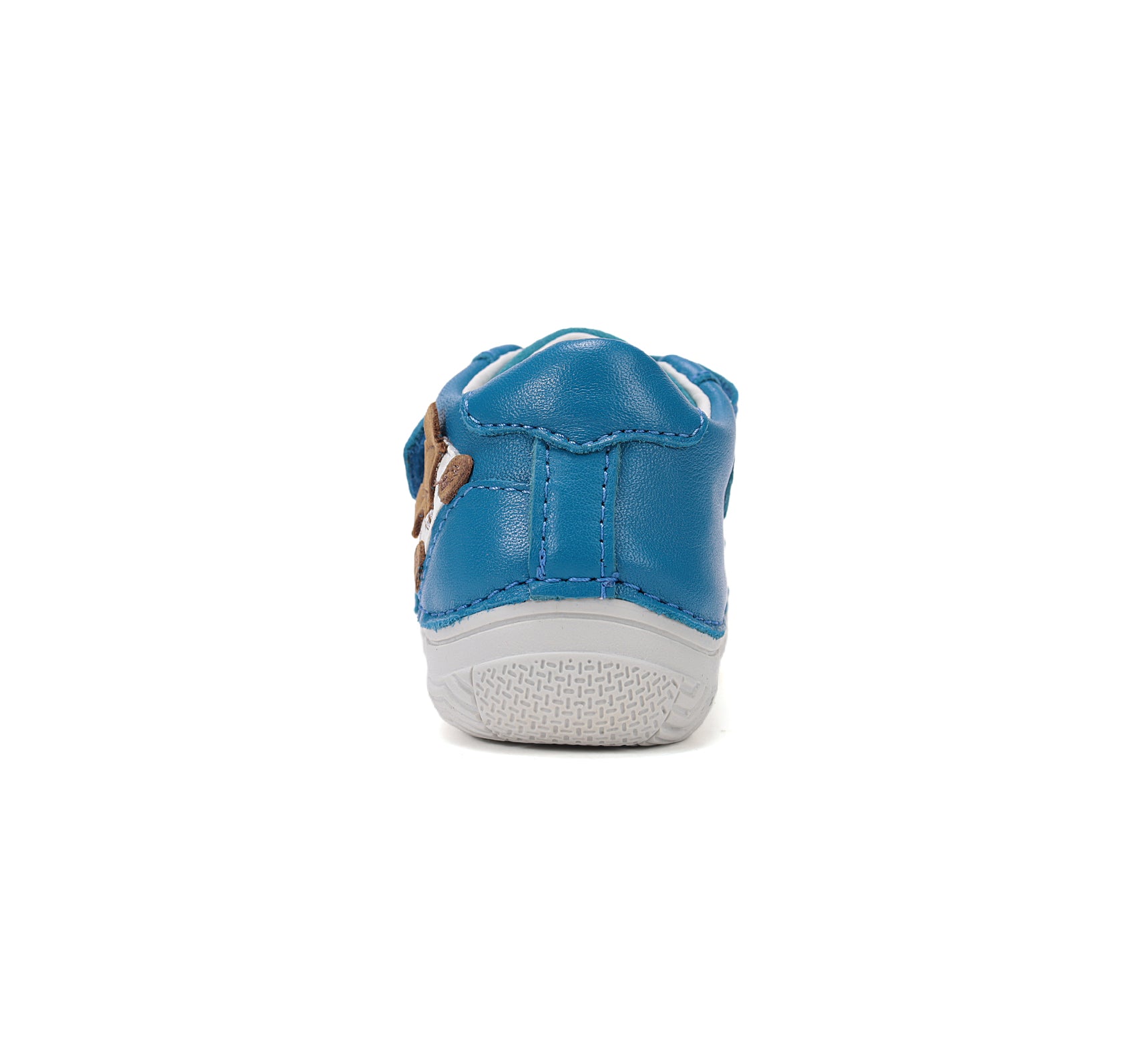 D.D.Step pantofi baieti piele 20-25 Turquoise cu raton