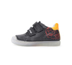 D.D.Step pantofi baieti piele 25-30 Royal blue fotbal