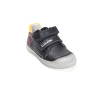 D.D.Step pantofi baieti piele 25-30 Royal blue fotbal