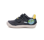 D.D.Step pantofi baieti Ponte20 supinati 24-29 Royal Blue cu planeta