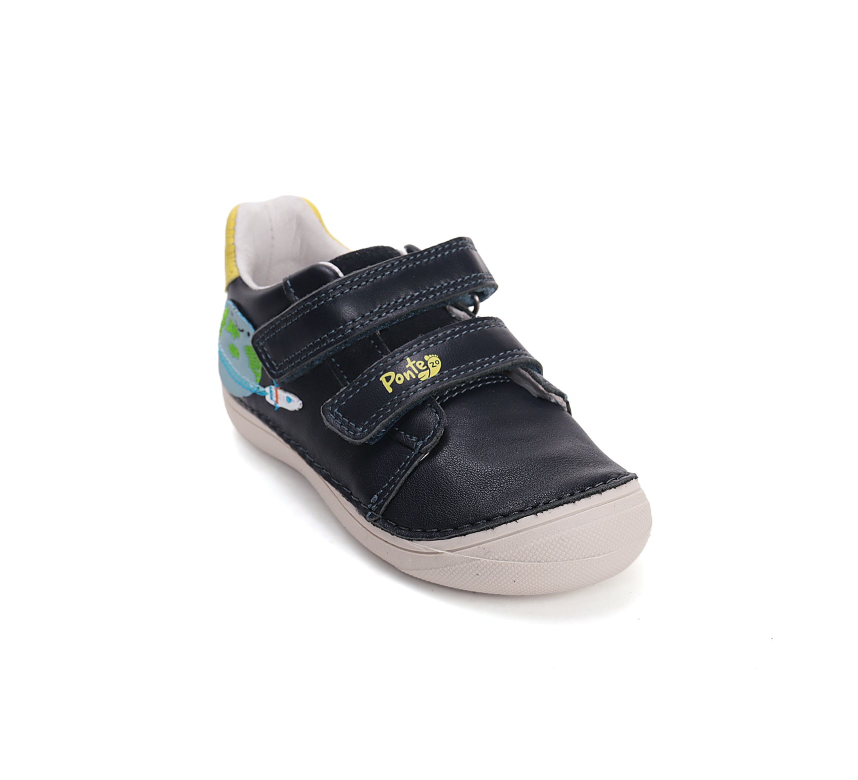 D.D.Step pantofi baieti Ponte20 supinati 24-29 Royal Blue cu planeta