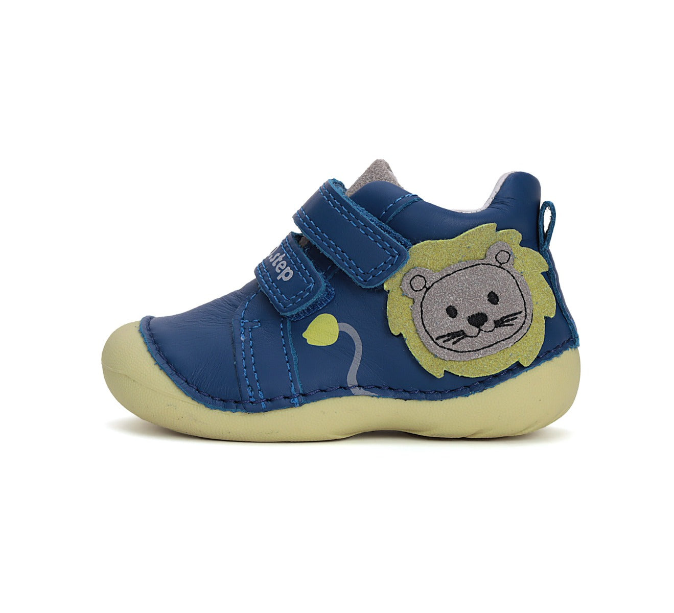 D.D.Step pantofi baieti Primii Pasi 18-24 Bermuda Blue cu leu