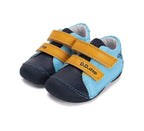 D.D.Step pantofi baieti Primii Pasi 18-24 Sky Blue cu crocodil