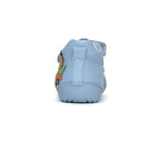 D.D.Step pantofi baieti Primii pasi 18-24 Sky Blue cu dino