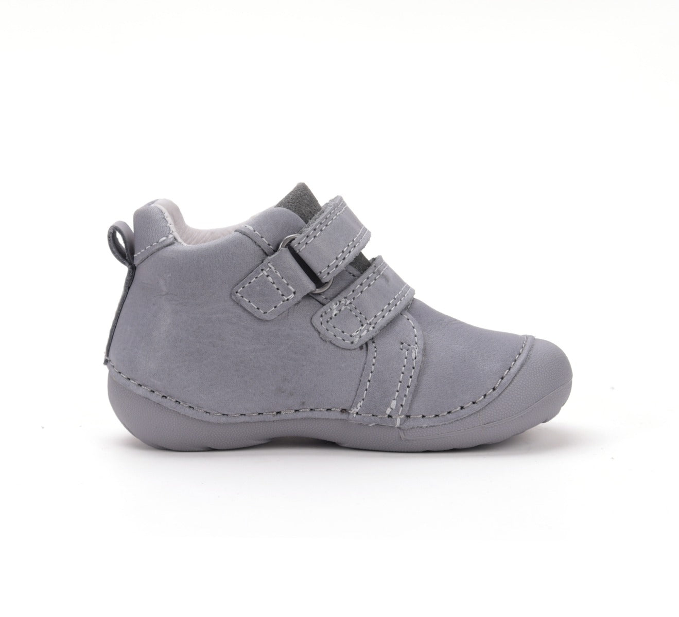 D.D.Step pantofi baieti Primii Pasi 19-24 Dark Grey cu calut