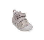 D.D.Step pantofi baieti Primii pasi 19-24 Dove Grey cu masini