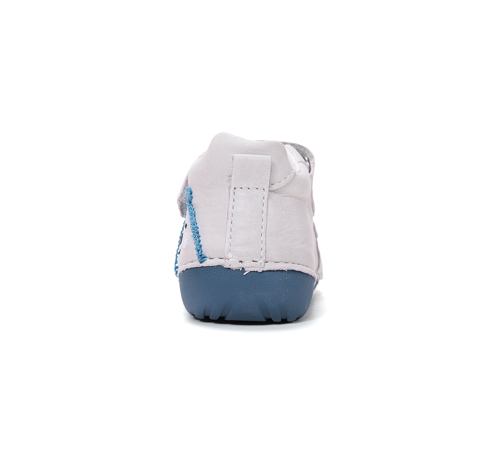 D.D.Step pantofi baieti Primii pasi 19-24 Dove Grey cu ursulet