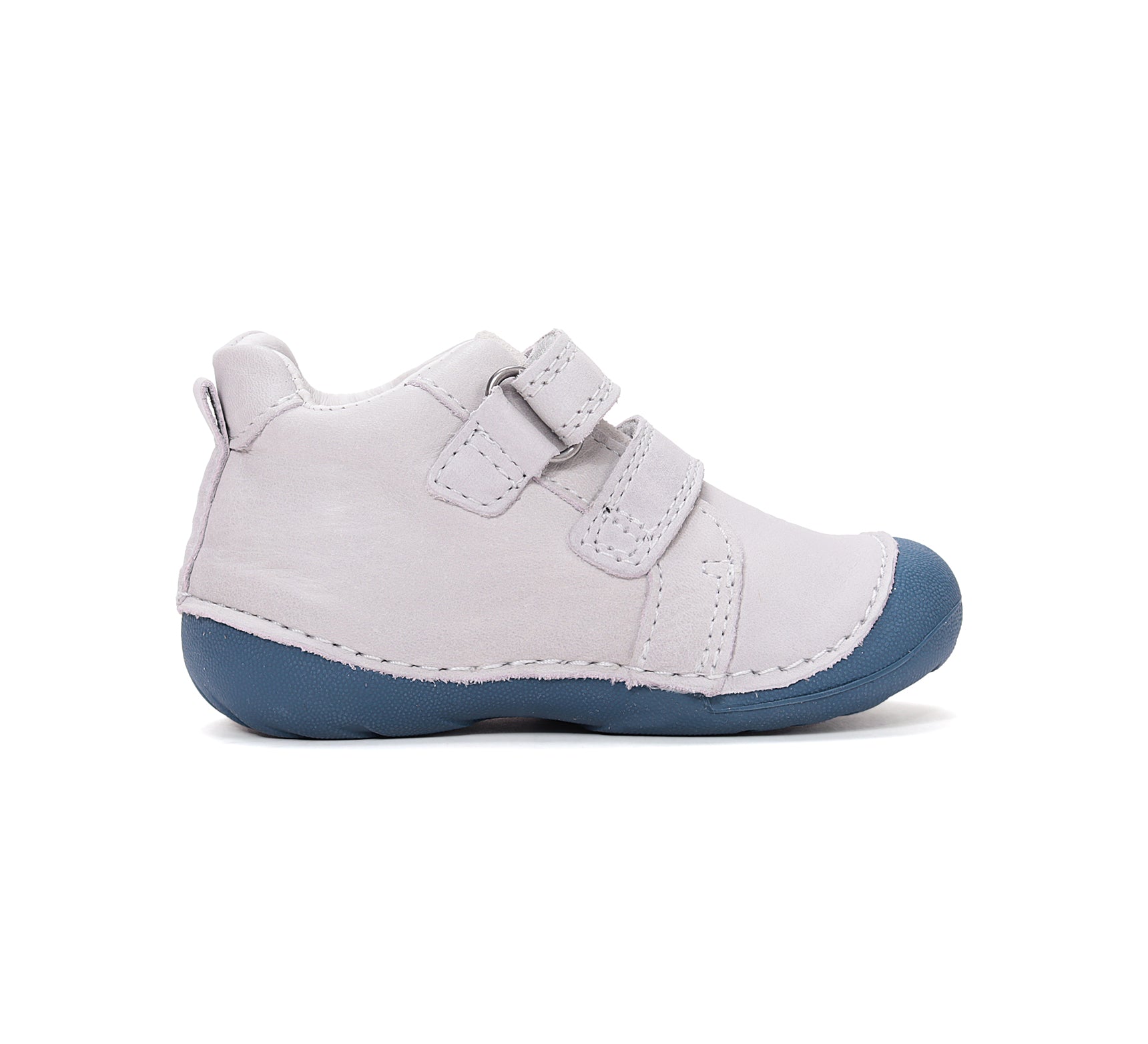 D.D.Step pantofi baieti Primii pasi 19-24 Dove Grey cu ursulet