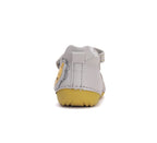 D.D.Step pantofi baieti Primii Pasi 19-24 Light Grey cu leu
