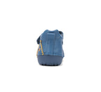 D.D.Step pantofi baieti Primii pasi 18-24 Royal Blue cu ursulet
