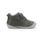 D.D.Step pantofi baieti Primii Pasi 20-24 Khaki cu girafa