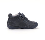 D.D.Step pantofi baieti Primii Pasi 20-24 Royal Blue cu girafa