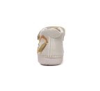 D.D.Step pantofi baieti Primii pasi 20-25 Cream cu elefant