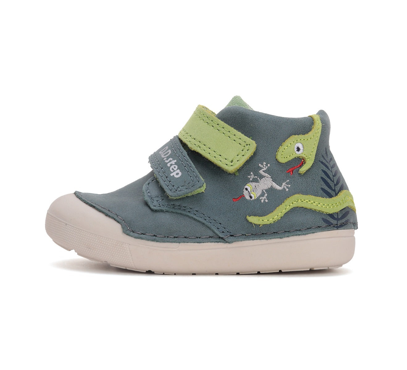 D.D.Step pantofi baieti Primii Pasi 20-25 Emerald cu sarpe