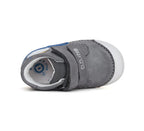 D.D.Step pantofi baieti Primii pasi 20-25 Grey cu vapor