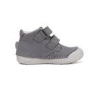 D.D.Step pantofi baieti Primii pasi 20-25 Marina Grey cu elefant