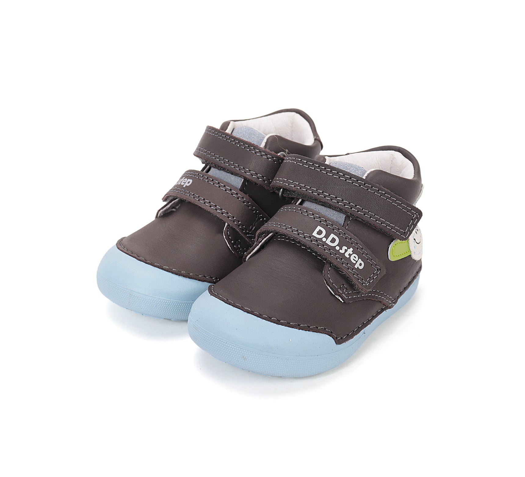 D.D.Step pantofi baieti Primii pasi 20-25 Marine Grey baseball