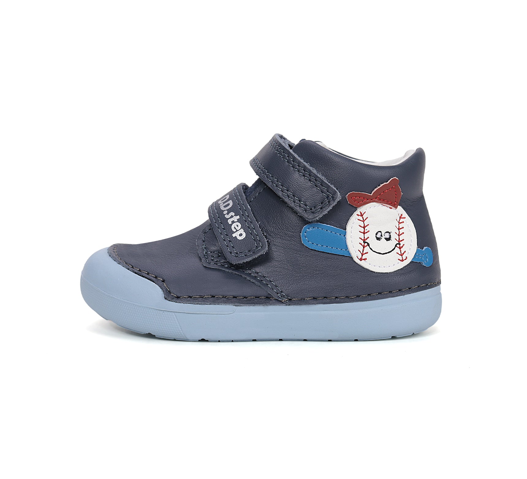 D.D.Step pantofi baieti Primii pasi 20-25 Royal Blue baseball