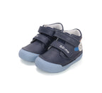 D.D.Step pantofi baieti Primii pasi 20-25 Royal Blue baseball