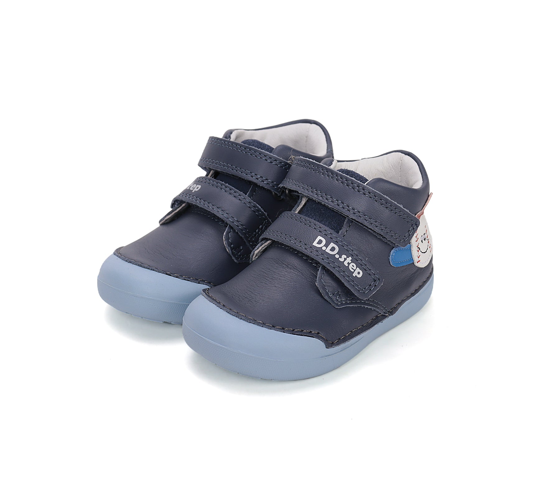 D.D.Step pantofi baieti Primii pasi 20-25 Royal Blue baseball