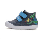 D.D.Step pantofi baieti Primii Pasi 20-25 Royal Blue cu sarpe