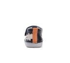D.D.Step pantofi baieti Primii pasi decupati 20-25 Roya Blue cu crocodil