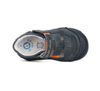 D.D.Step pantofi baieti Primii pasi decupati 20-25 Royal Blue