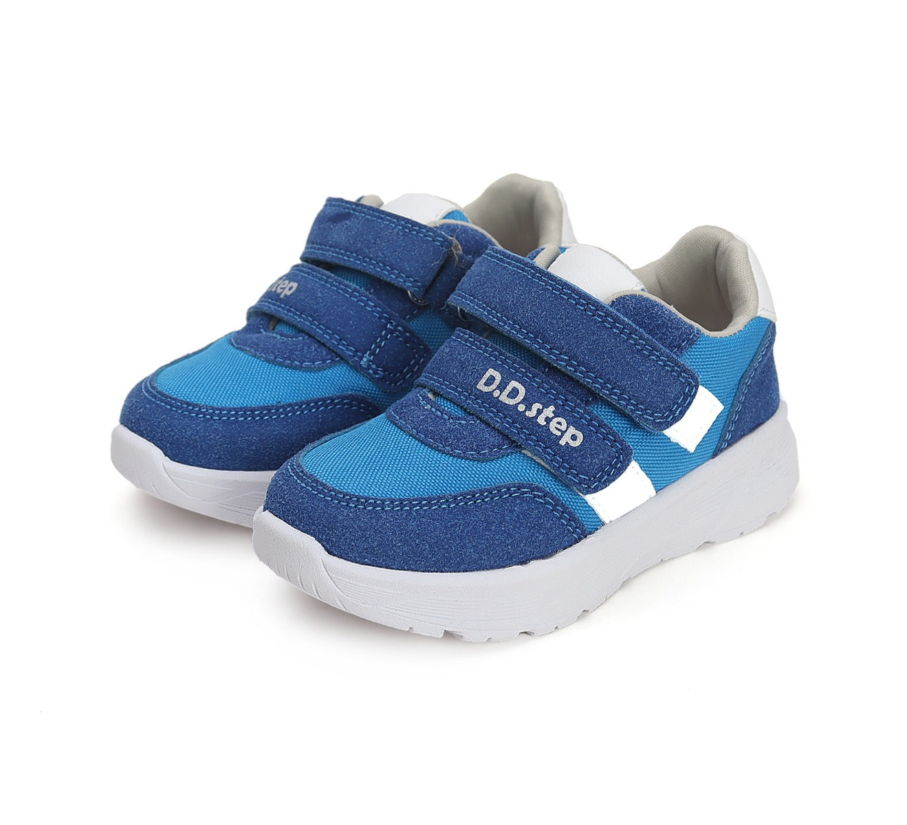 D.D.Step pantofi baieti sport 20-25, Bermuda Blue cu alb