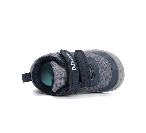 D.D.Step pantofi baieti sport 20-25 Dark Grey cu masina