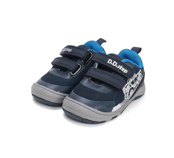 D.D.Step pantofi baieti sport 26-31 Royal Blue cu masina