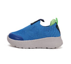 D.D.Step pantofi baieti sport 28-33 Calypso Sky cu verde neon