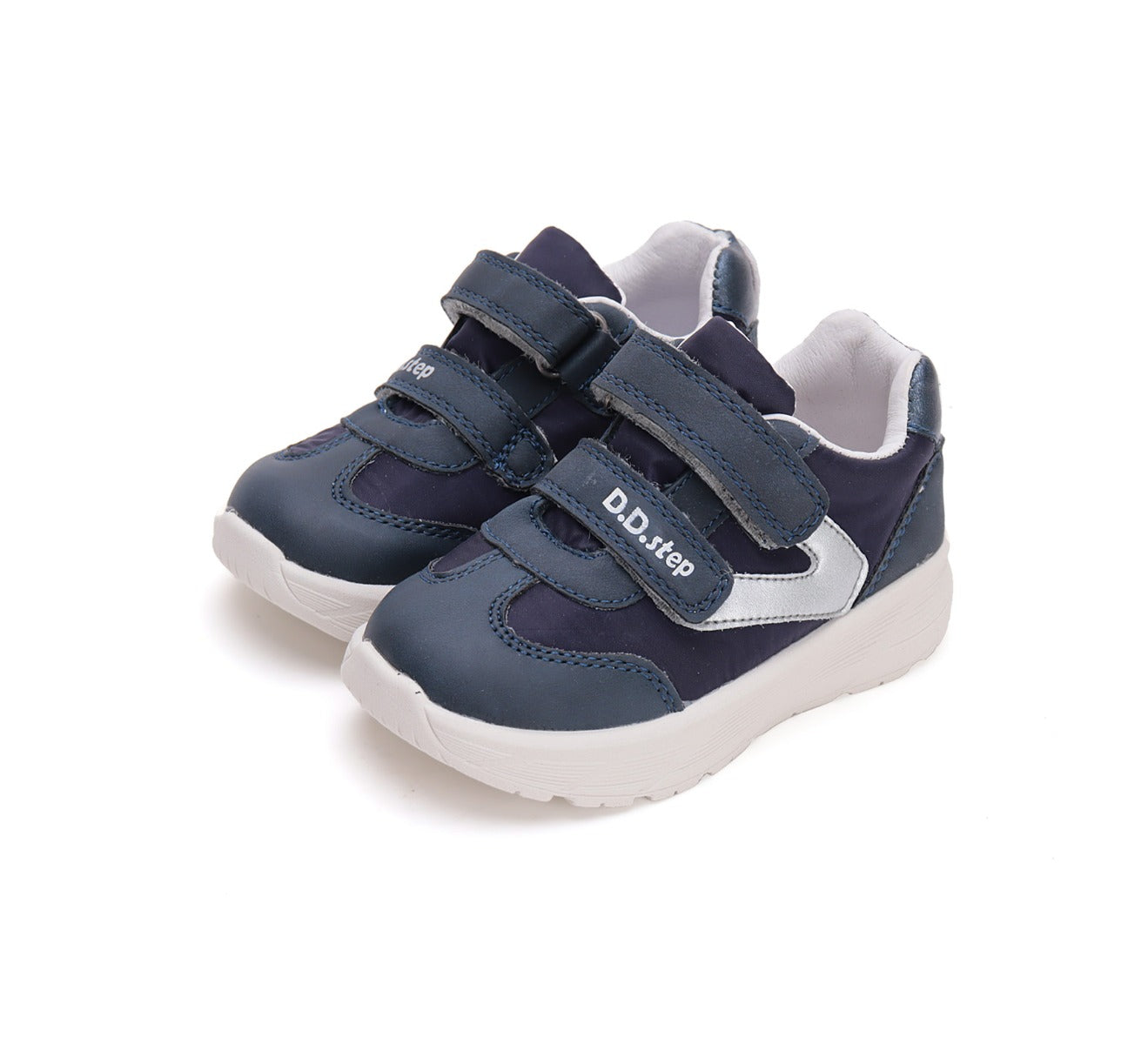 D.D.Step pantofi baieti sport 22-27 Royal Blue cu V Imagine principală a produsului