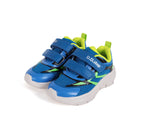 D.D.Step pantofi baieti sport 30-35, Bermuda Blue cu verde neon