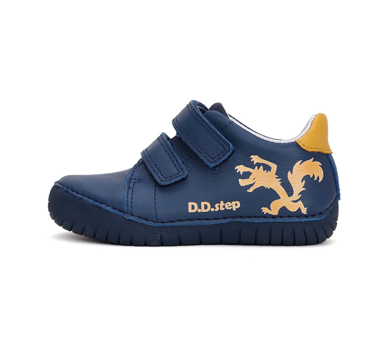 D.D.Step pantofi baieti Sun Reactive 25-30 Bermuda Blue cu lup