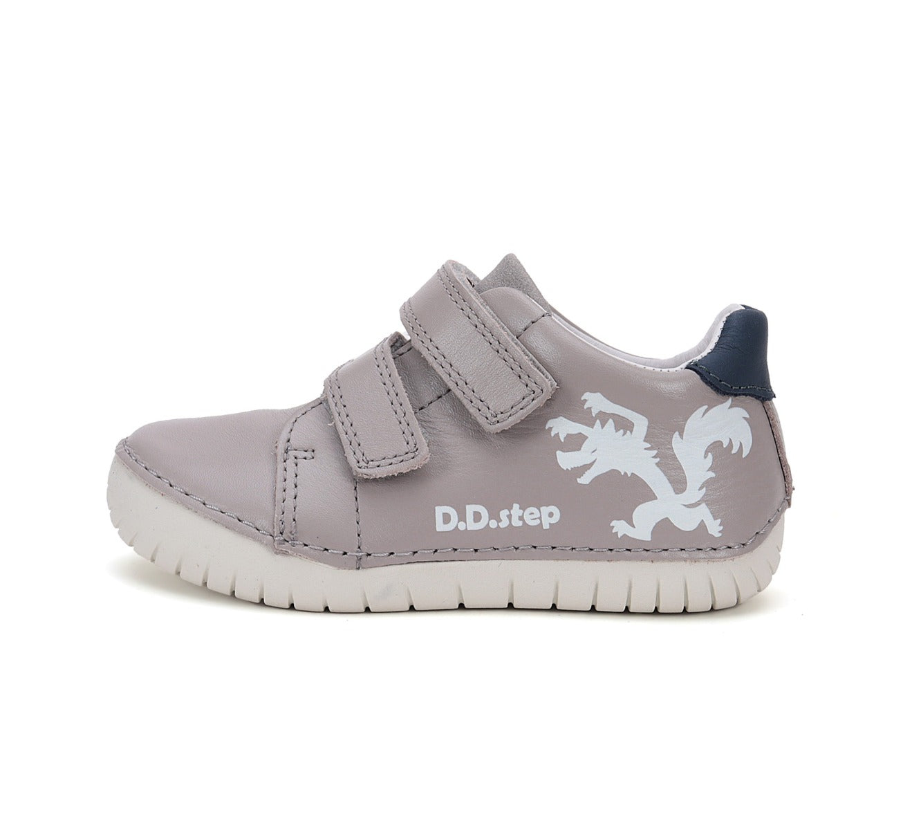 D.D.Step pantofi baieti Sun Reactive 25-30 Grey cu lup
