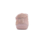 D.D.Step  pantofi fete 20-25 Metallic pink cu labuta tigru