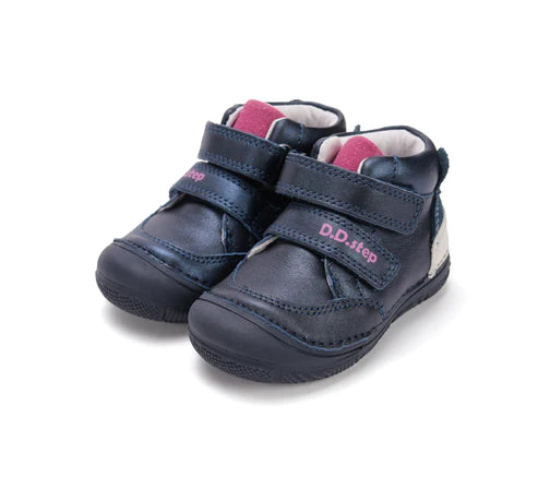 D.D.Step pantofi fete 20-25 Royal Blue cu raton Imagine principală a produsului