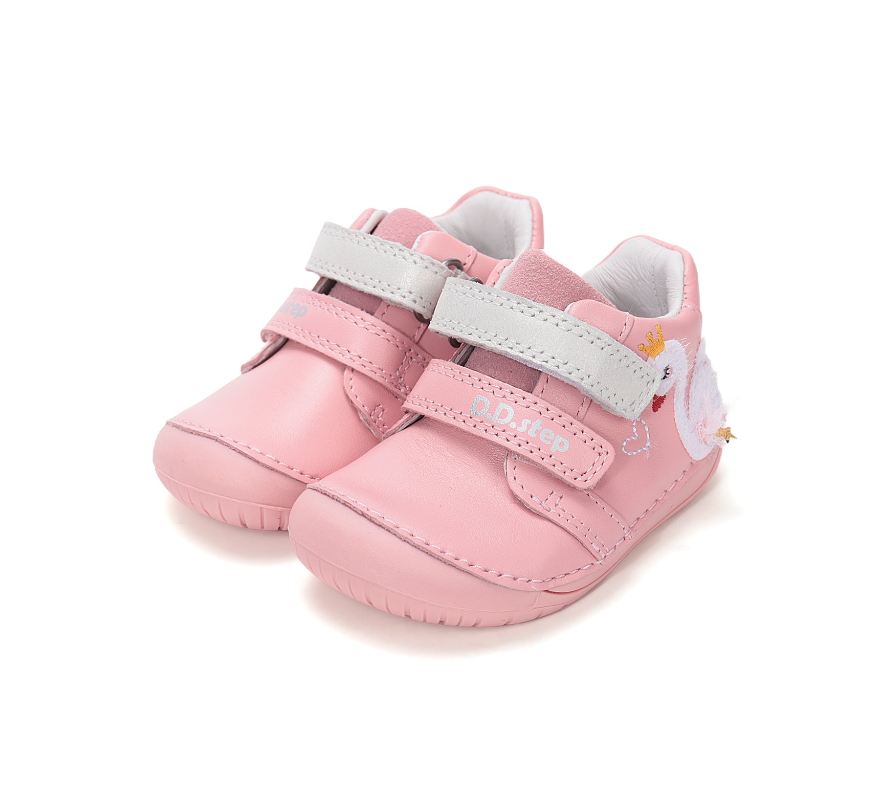 D.D.Step pantofi fete Barefoot 20-25 Baby Pink cu lebada Imagine principală a produsului