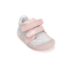 D.D.Step pantofi fete Barefoot 20-25 Champagne cu briosa