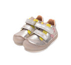 D.D.Step pantofi fete Barefoot 20-31 Gold cu lalea