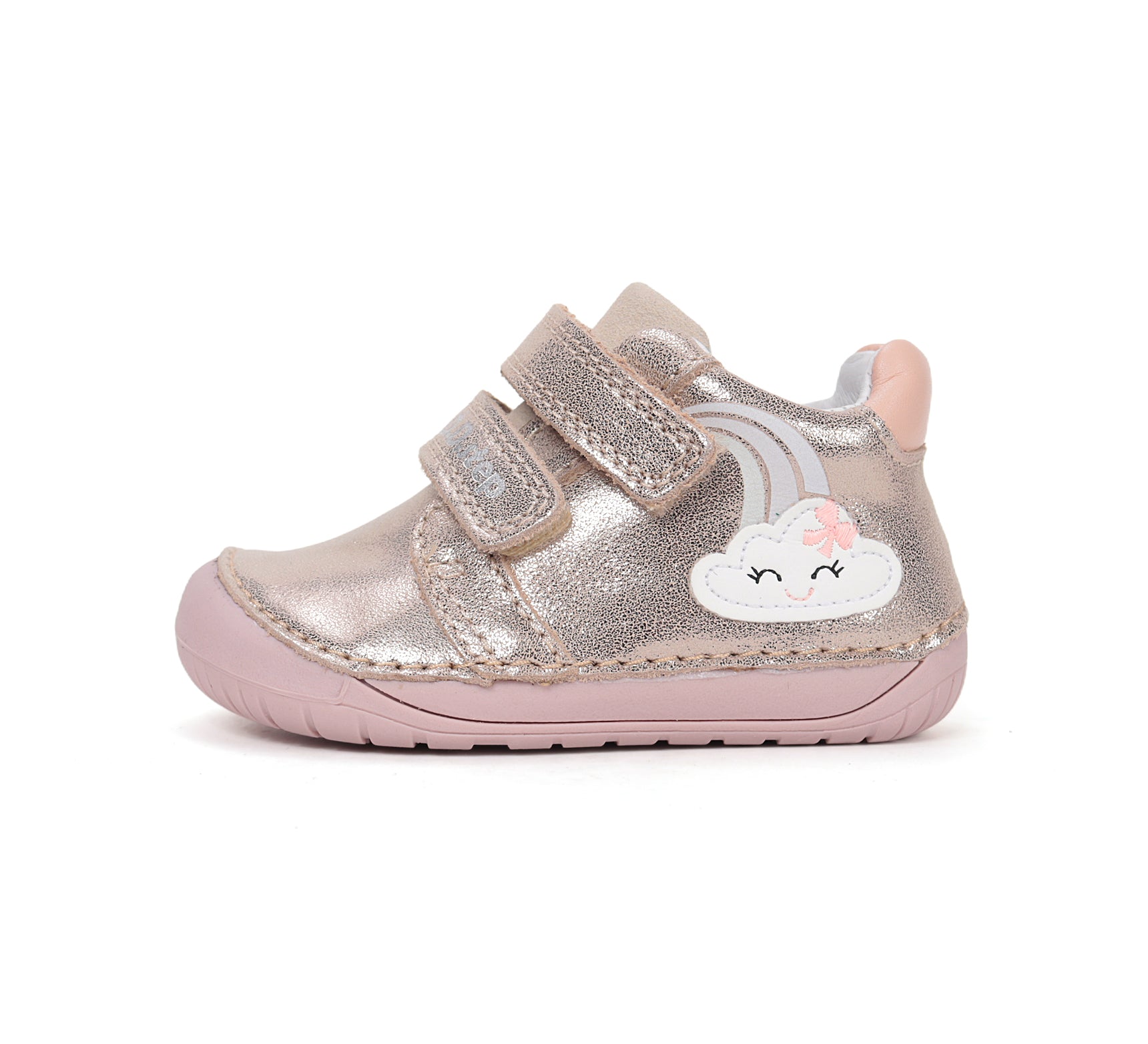 D.D.Step pantofi fete Barefoot 20-25 Gold cu norisor