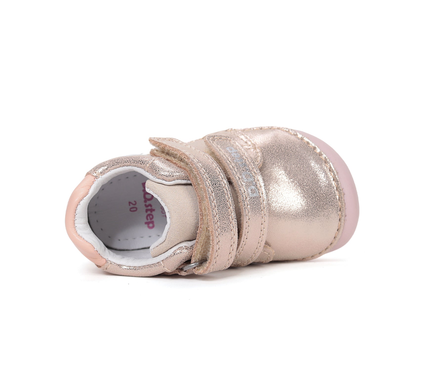 D.D.Step pantofi fete Barefoot 20-25 Gold cu norisor