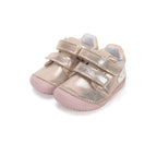 D.D.Step pantofi fete Barefoot 20-25 Gold cu norisor