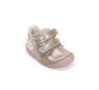 D.D.Step pantofi fete Barefoot 20-25 Gold cu norisor