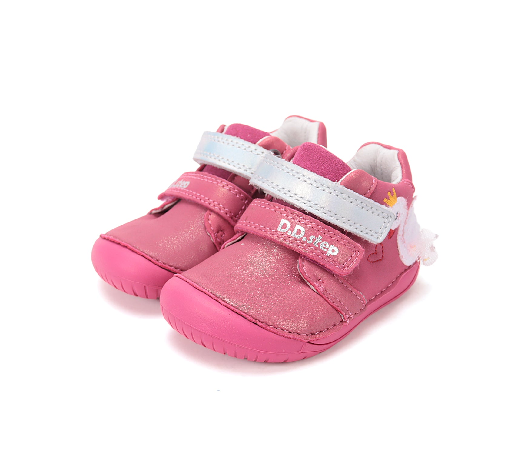 D.D.Step pantofi fete Barefoot 20-25 Hot Pink cu lebada