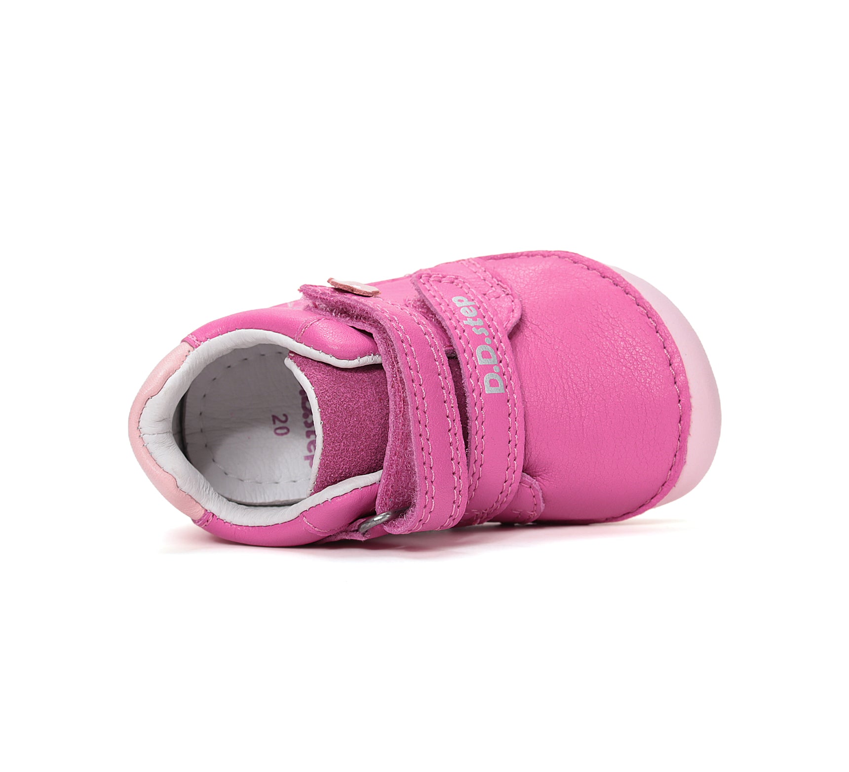 D.D.Step pantofi fete Barefoot 20-25 Hot Pink cu pasare
