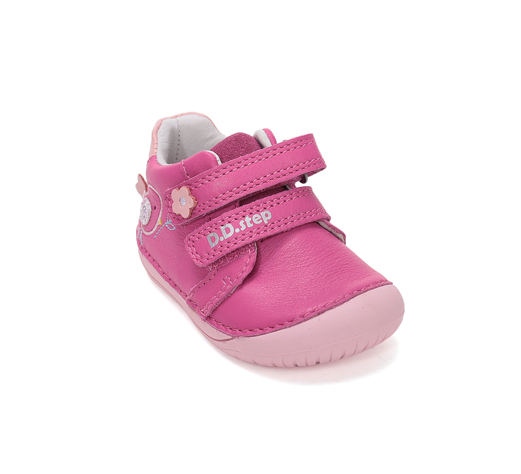 D.D.Step pantofi fete Barefoot 20-25 Hot Pink cu pasare