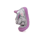 D.D.Step pantofi fete Barefoot 20-25 Silver cu curcubeu