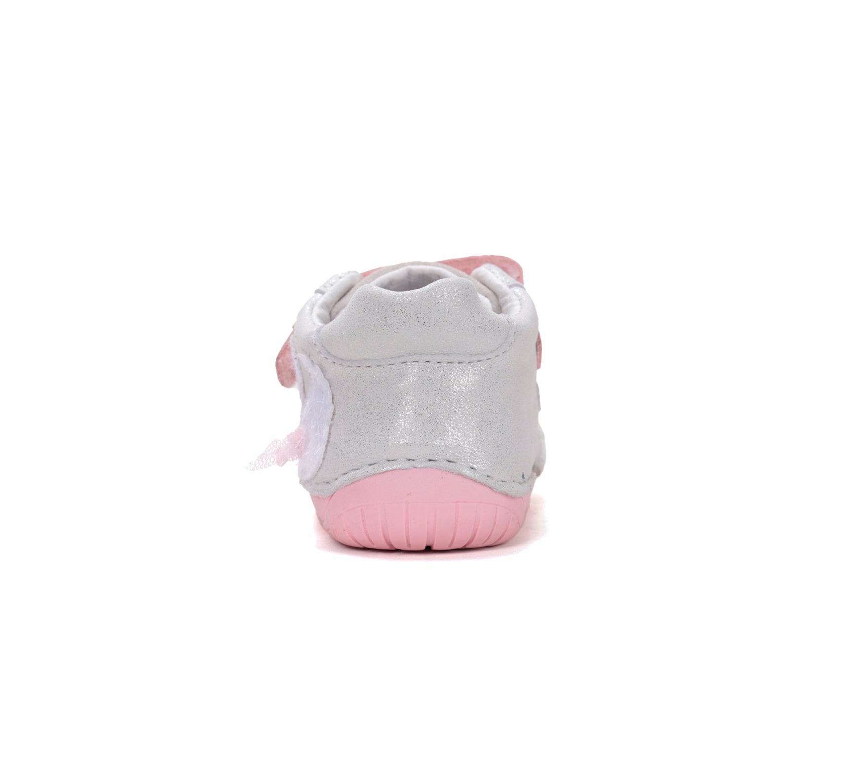 D.D.Step pantofi fete Barefoot 20-25 Silver cu lebada